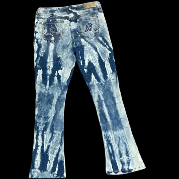 Seven Bleach Washed Rocker Slim Stretch Jeans - Picture 4 of 17